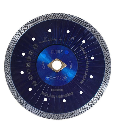 Imagen de DISCO DE CORTE TURBO MESH 7" EXTRA DELGADO (PORCELANA) SERIE KATANA PRO